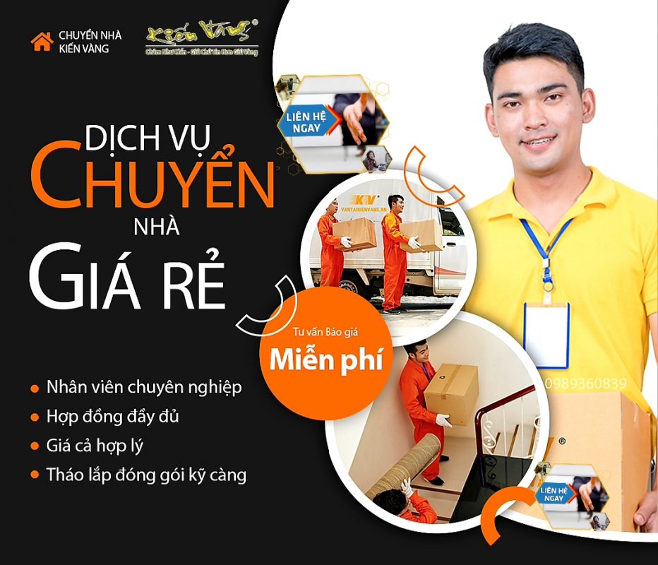 Dịch vụ chuyển nhà, chuyển văn phòng, taxi tải kiến vàng