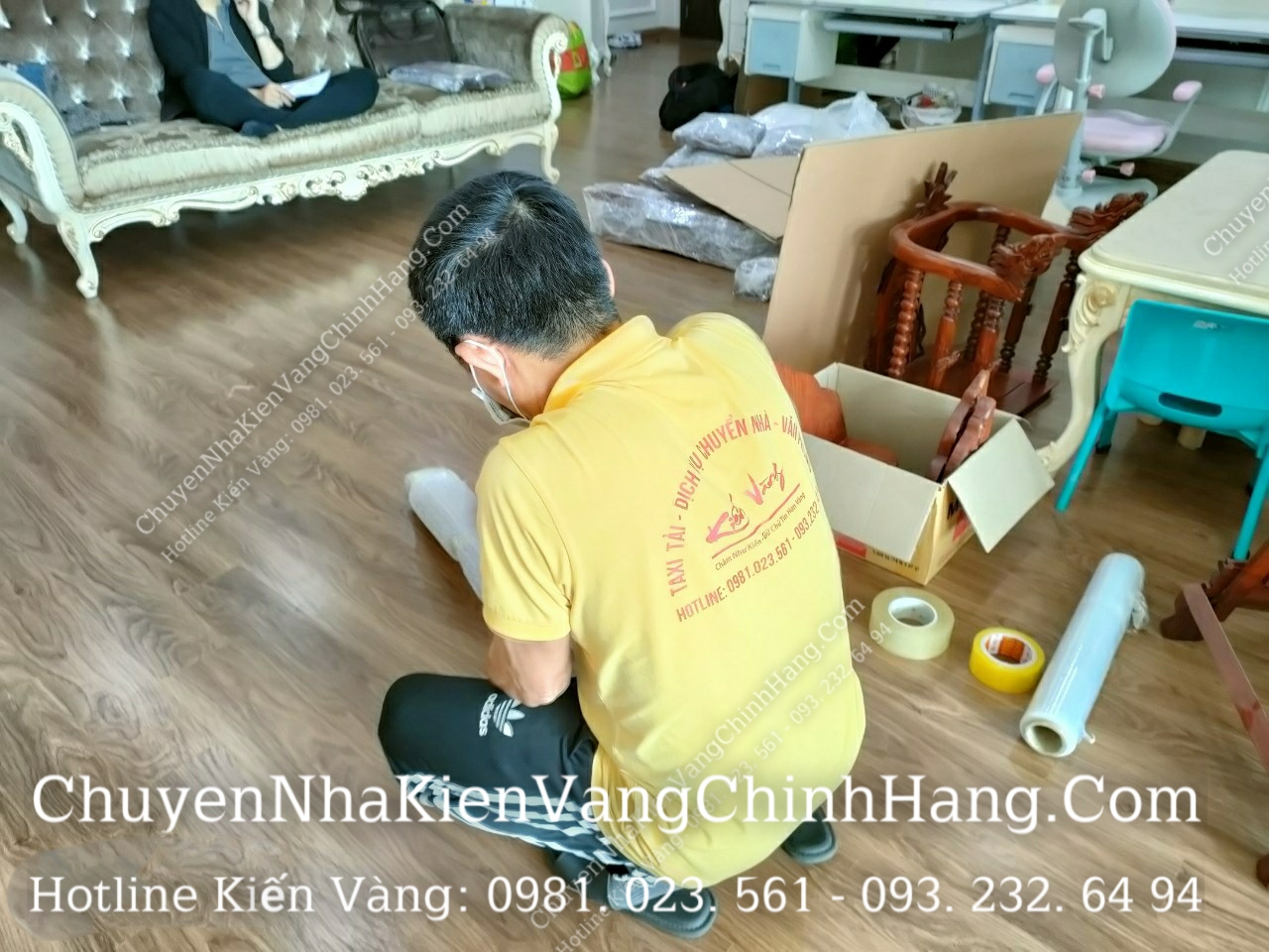 Quy trình chuyển nhà trọn gói chuyên nghiệp tại quận 10 của Kiến Vàng